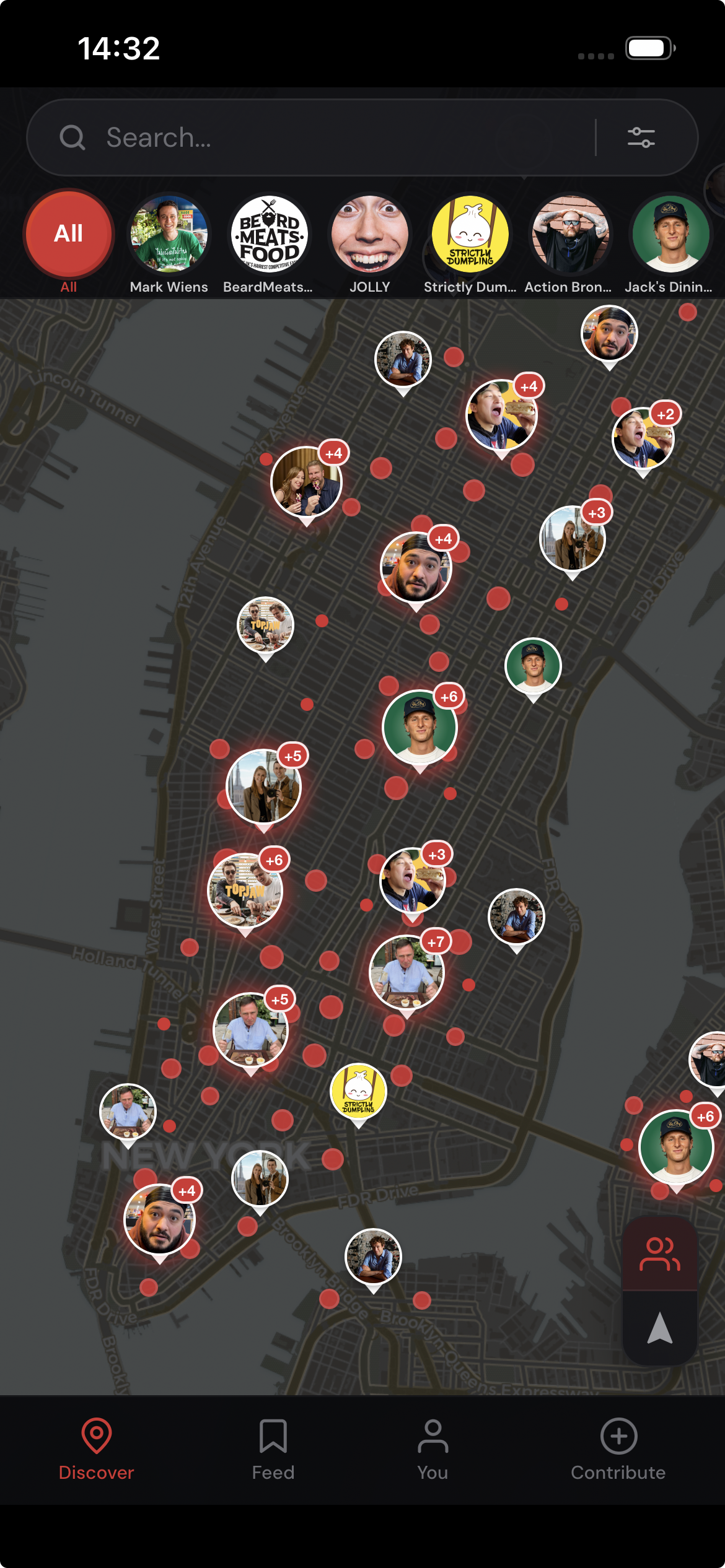 HypedAbout map view
