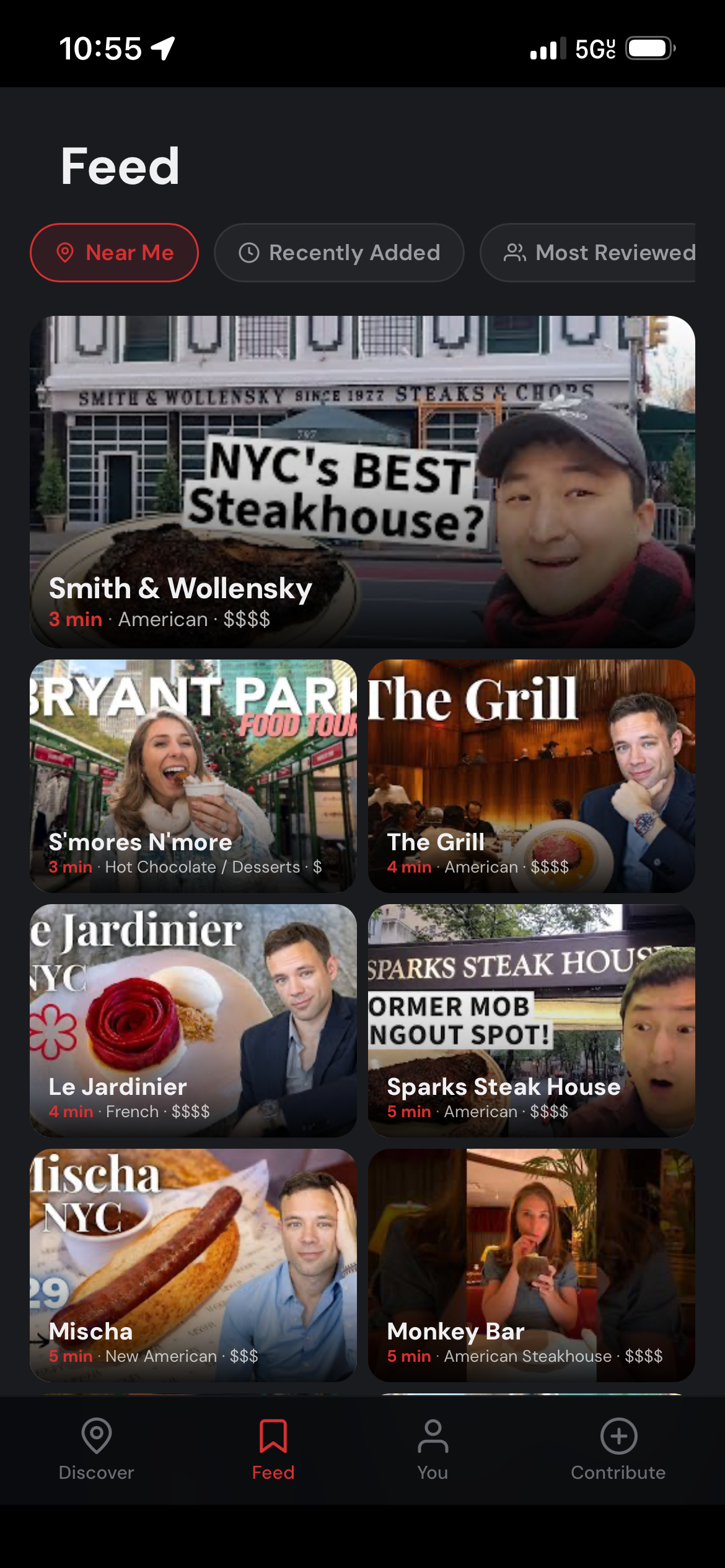 Feed view